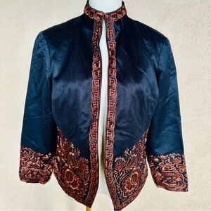 Coldwater Creek Embroidered Blazer